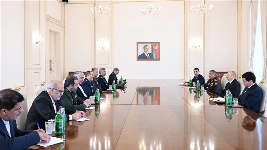 Meeting of the President of Azerbaijan and the Minister of Defense of Iran in Baku
