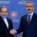 تماس تلفنی وزیر امور خارجه ایران با وزیر امور خارجه ترکیه