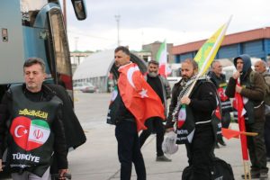Turkish Solidarity Caravan Enters the Country via the Makou Border