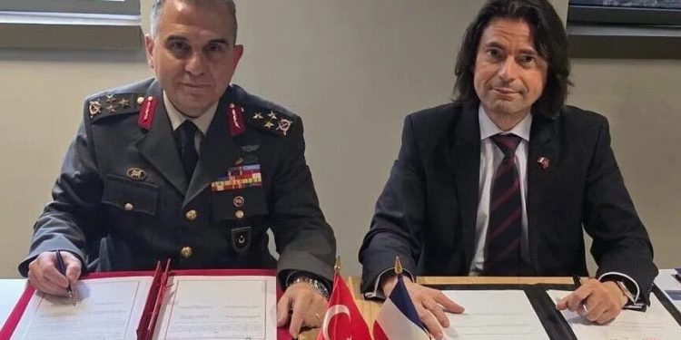 Signing of the Defense Cooperation Roadmap between Turkey and France